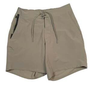 Ten Thousand Foundation Shorts Men's Small Taupe Lined Zipper Pocket